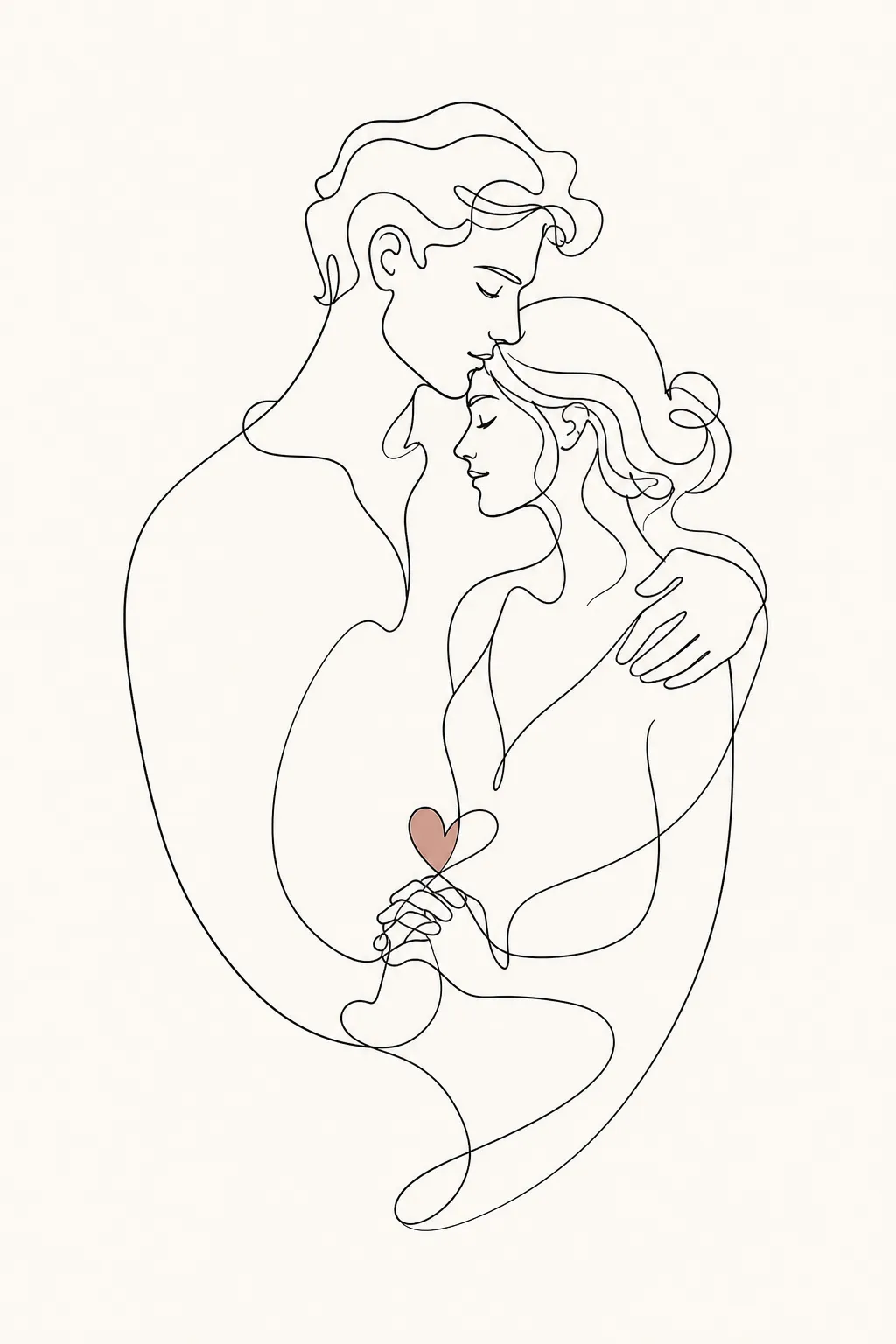 One Line Embrace