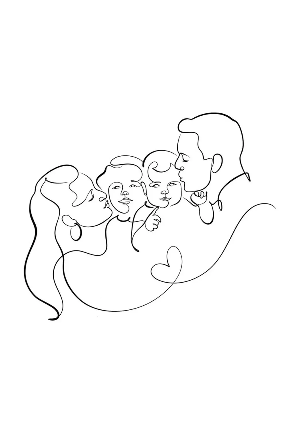 One Line Family