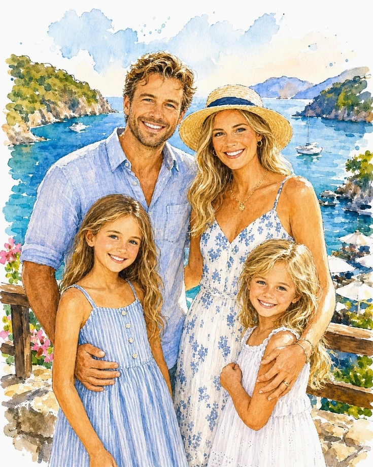 Seaside Family